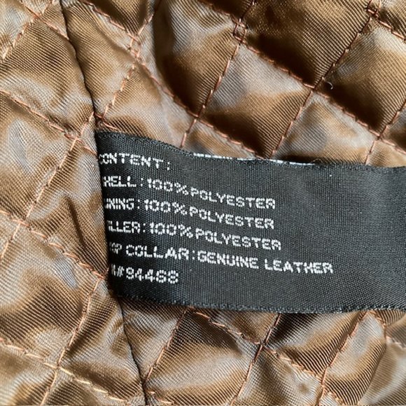 Claiborne Men’s Microsuede Barn jacket in Brown XL - Picture 6 of 9